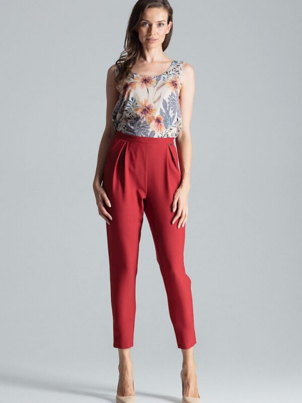 Spodnie Damskie Model M676 Bordo - Figl