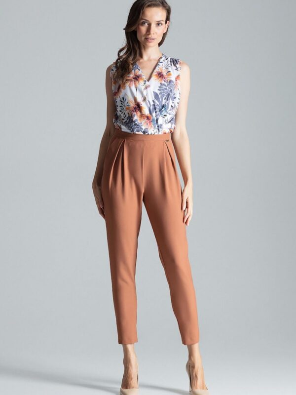 Spodnie Damskie Model M676 Brown - Figl