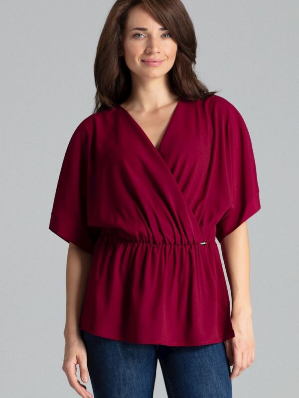 Bluzka Model L063 Bordo - Lenitif