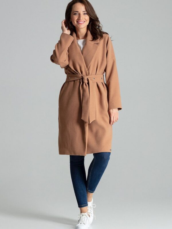 Płaszcz Damski Model L054 Beige - Lenitif