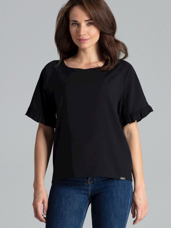 Bluzka Model L052 Black - Lenitif