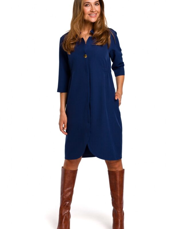 Sukienka Model S189 Navy - Stylove