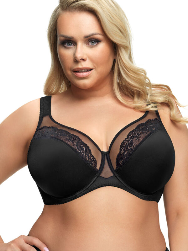 Biustonosz Soft Model Luisse K441 Black - Gorsenia Lingerie