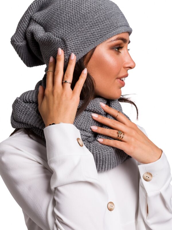 Czapka Damska Model BK044 Grey - BE Knit