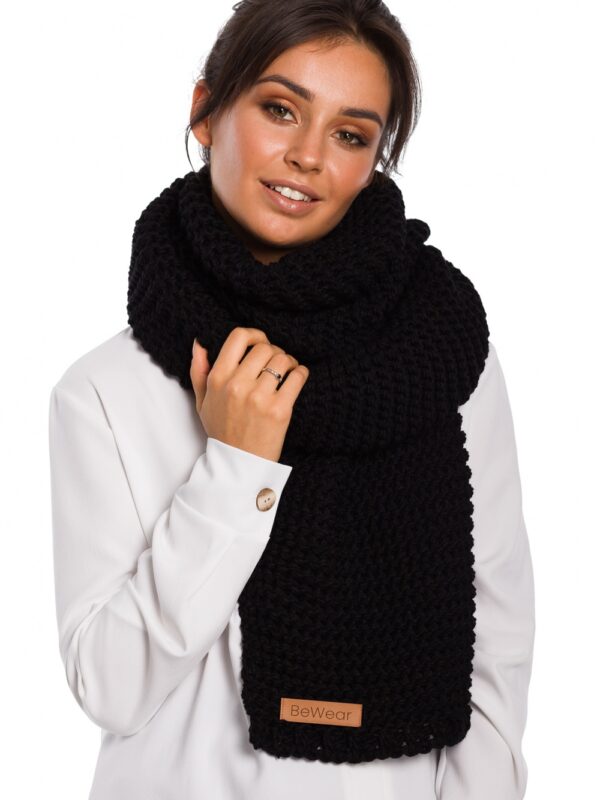 Szalik Model BK041 Black - BE Knit