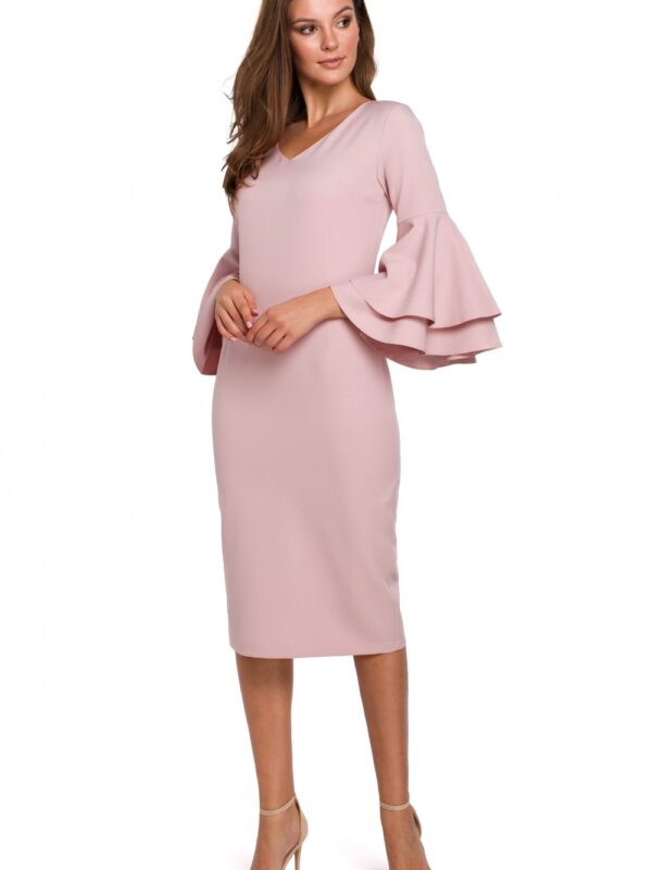 Sukienka Model K002 Dirty Pink - Makover