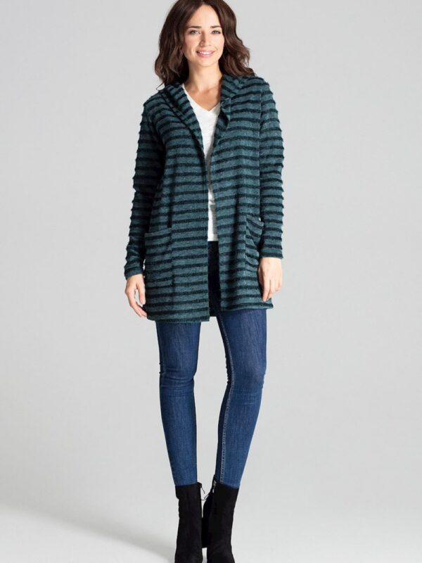 Sweter Kardigan Model L070 Green - Lenitif