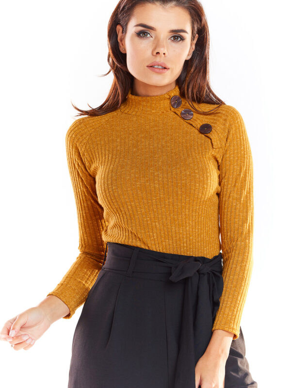 Sweter Damski Model A315 Camel - awama