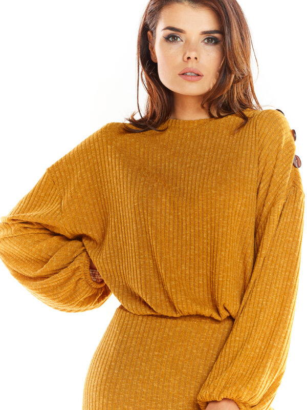 Sweter Damski Model A318 Camel - awama