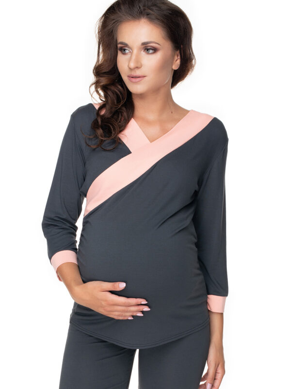 Piżama Damska Model 0153 Grafit - PeeKaBoo