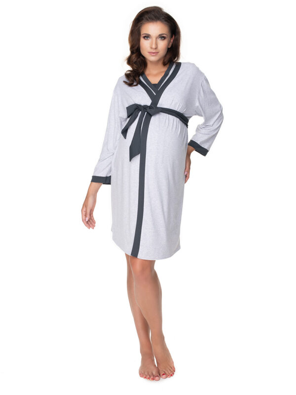 Piżama Komplet Model 0149 Grey - PeeKaBoo