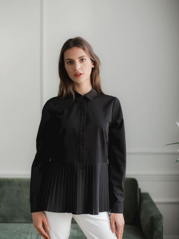 Bluzka Model L089 Black - Lenitif