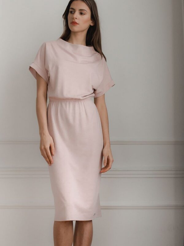 Sukienka Model L087 Pink - Lenitif
