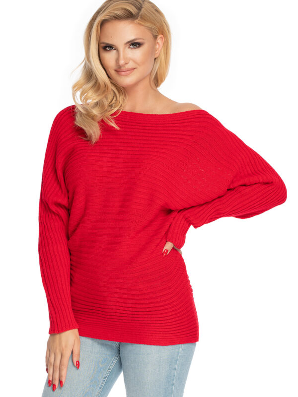 Sweter Damski Model 70036 Red - PeeKaBoo