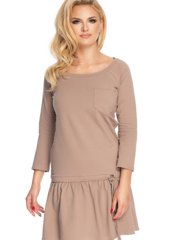 Sukienka Model 0172 Cappuccnio - PeeKaBoo