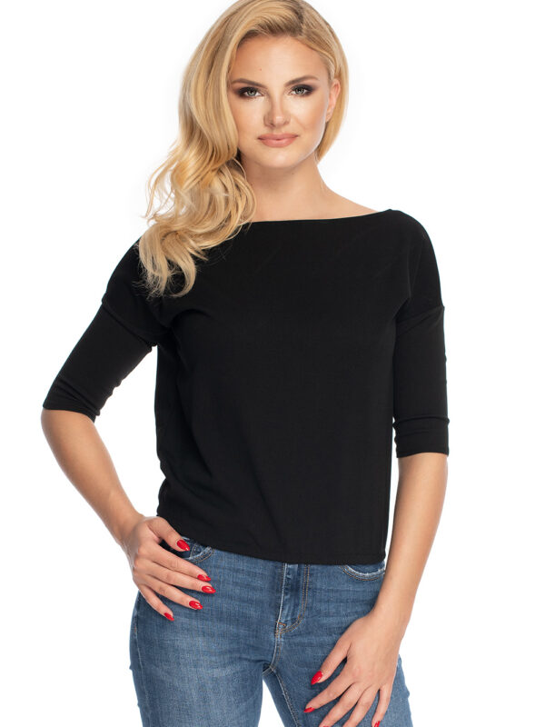 Bluzka Model 0171 Black - PeeKaBoo