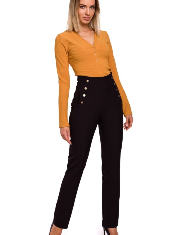Spodnie Damskie Model MOE530 Black - Moe