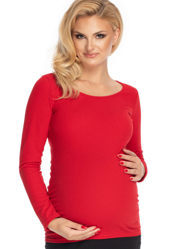 Bluzka Model 1708 Red - PeeKaBoo