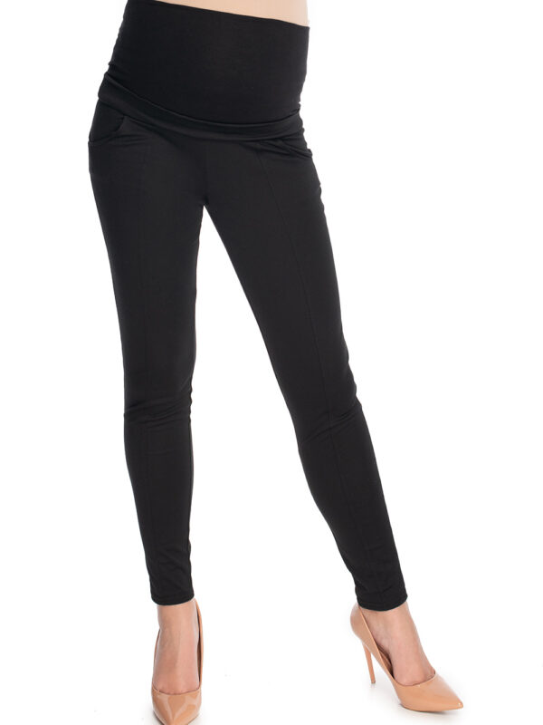 Spodnie Ciążowe Model 0174 Black - PeeKaBoo