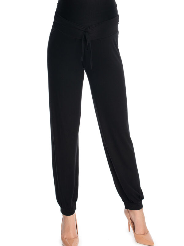 Spodnie Ciążowe Model 0176 Black - PeeKaBoo