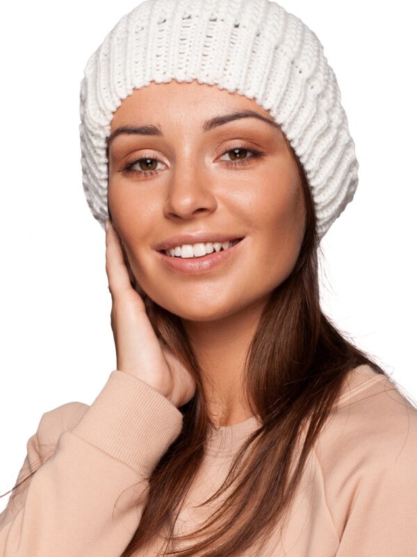 Beret Model BK060 Ecru - BE Knit