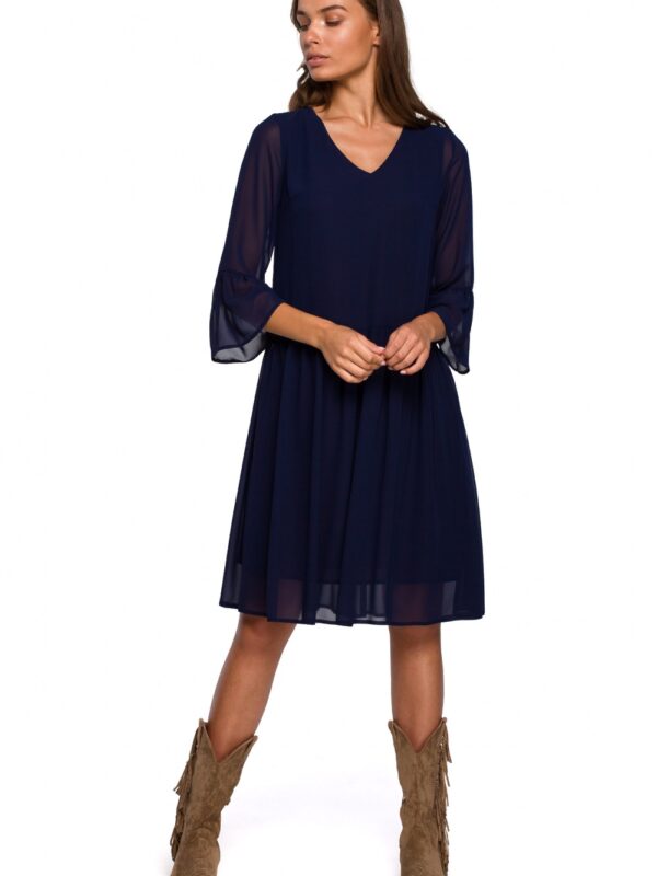 Sukienka Model S236 Navy - Stylove