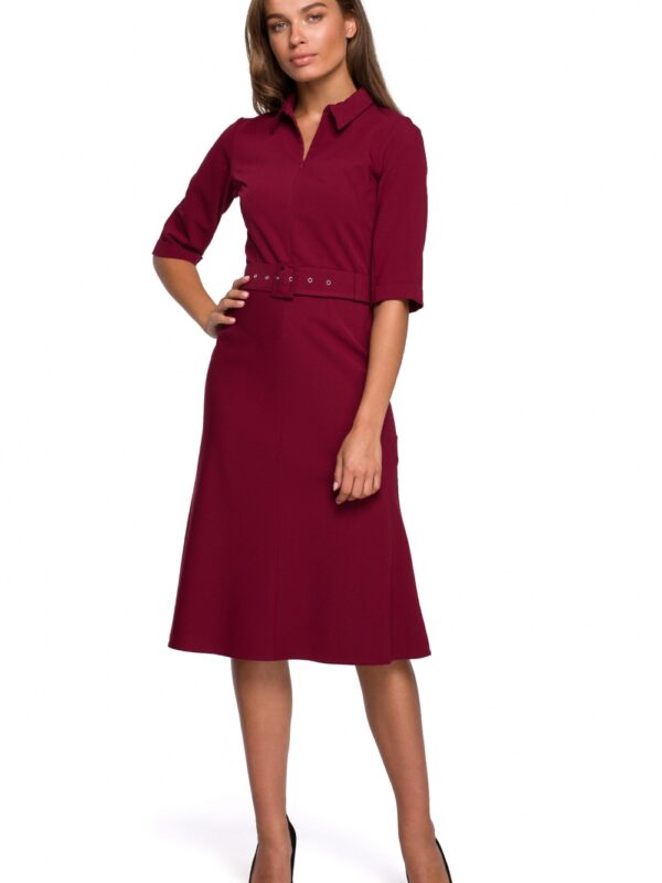 Sukienka Model S231 Bordo - Stylove