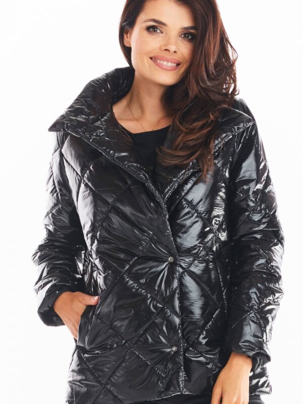 Kurtka Damska Model A384 Pikówka Black - awama