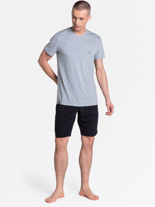 Piżama Męska Model Duty 38881-90X Grey/Black - Henderson