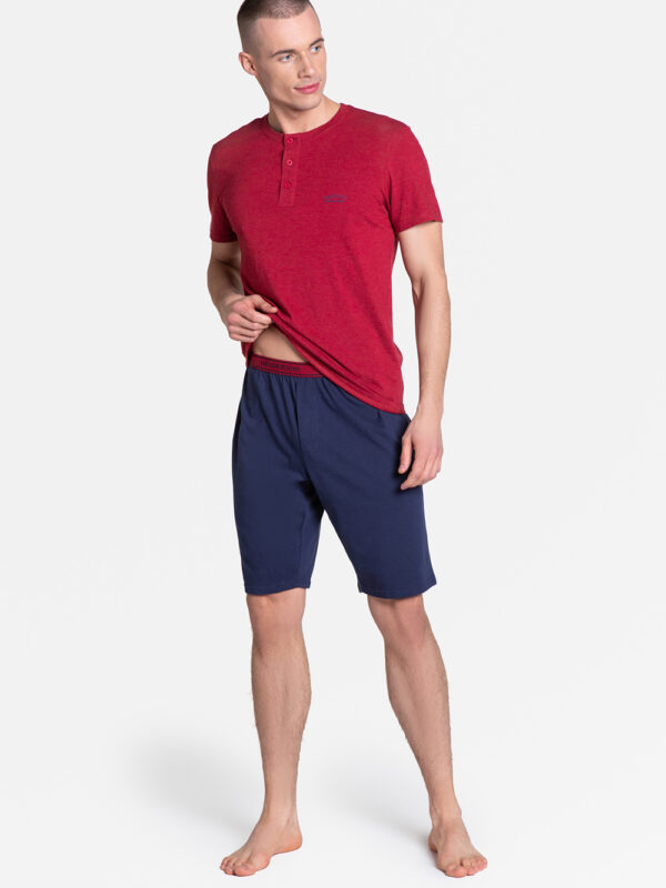 Piżama Męska Model Dune 38879-33X Red/Navy - Henderson