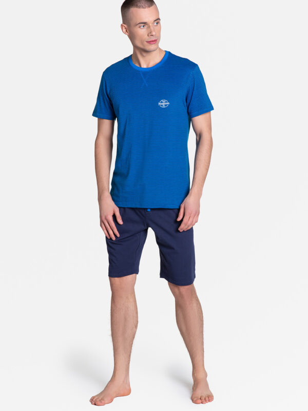 Piżama Męska Model Drake 38878-59X Navy - Henderson