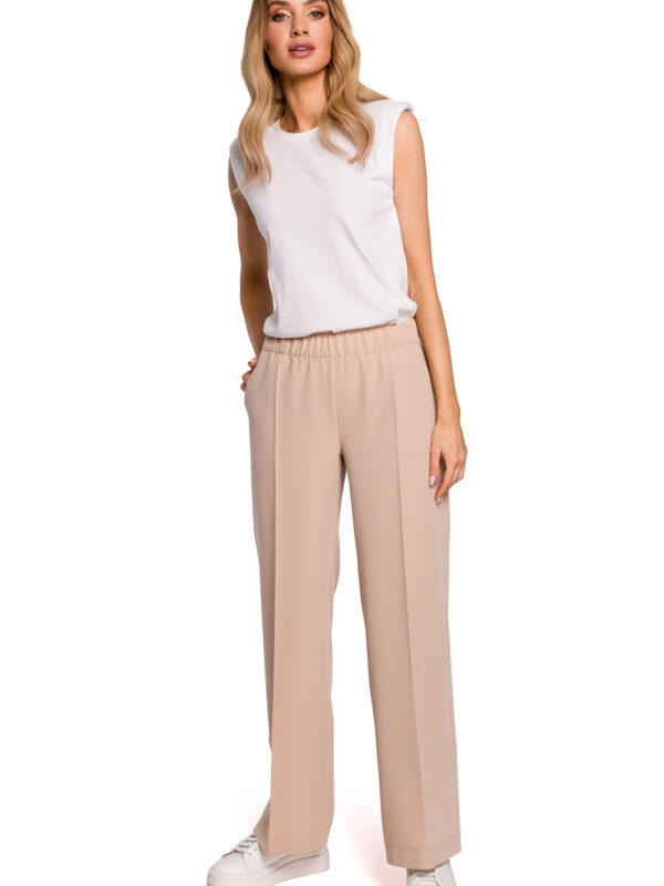 Spodnie Damskie Model MOE570 Beige - Moe