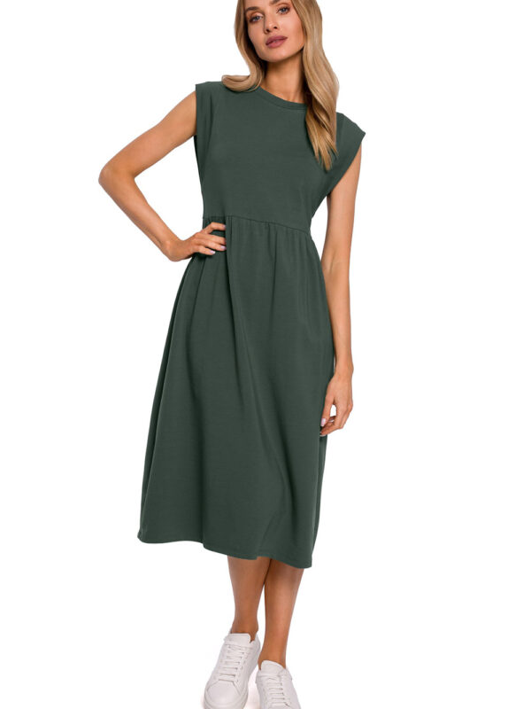Sukienka Model MOE581 Militare Green - Moe