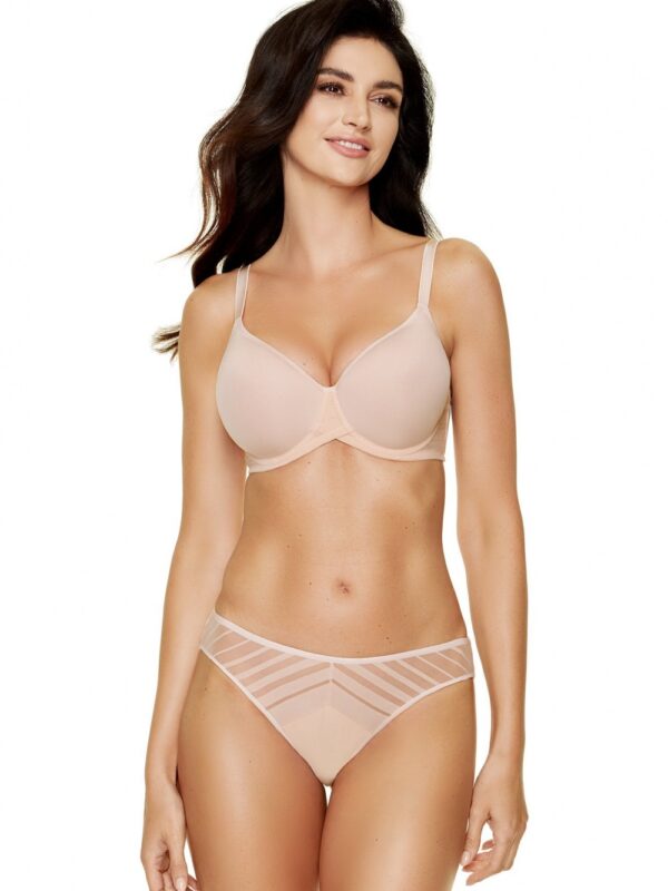 Biustonosz push up Biustonosz Usztywniany Model Luna B5 Beige - Gorteks
