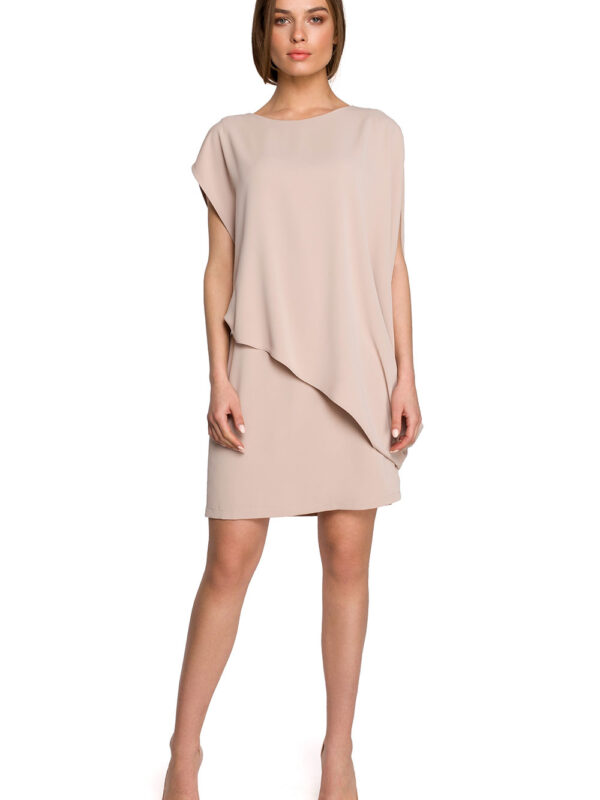 Sukienka Model S262 Beige - Stylove