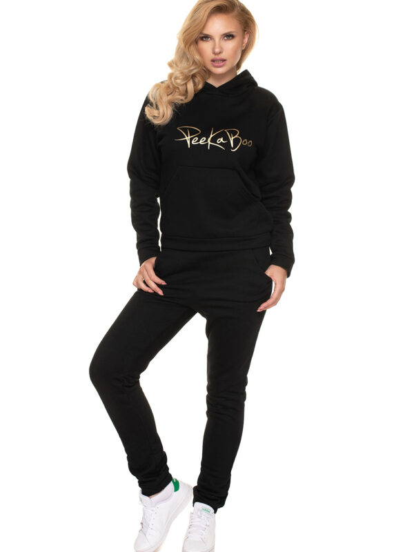 Spodnie Dres Damski Model 0196 Black - PeeKaBoo