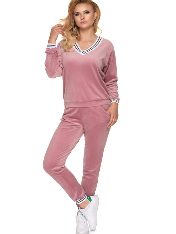 Spodnie Dres Damski Model 0194 Pink - PeeKaBoo