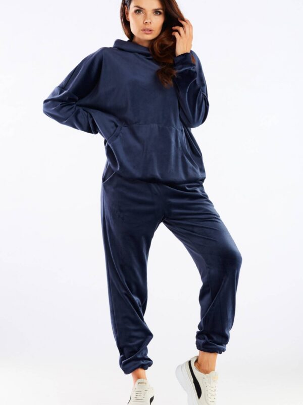 Spodnie Dresowe Model A459 Navy - awama