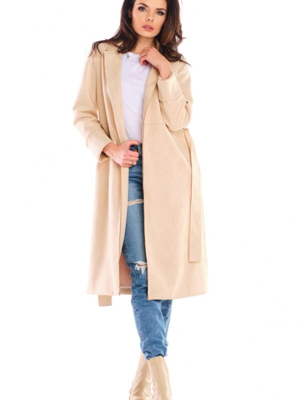 Płaszcz Damski Model A464 Beige - awama