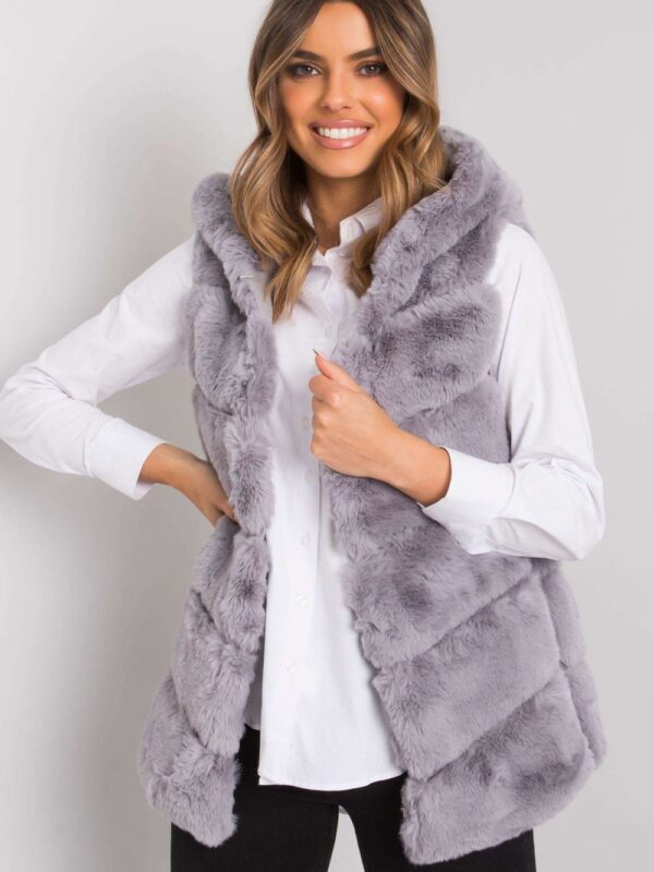 Kamizelka Model TW-KZ-2116.48P Grey - Och Bella
