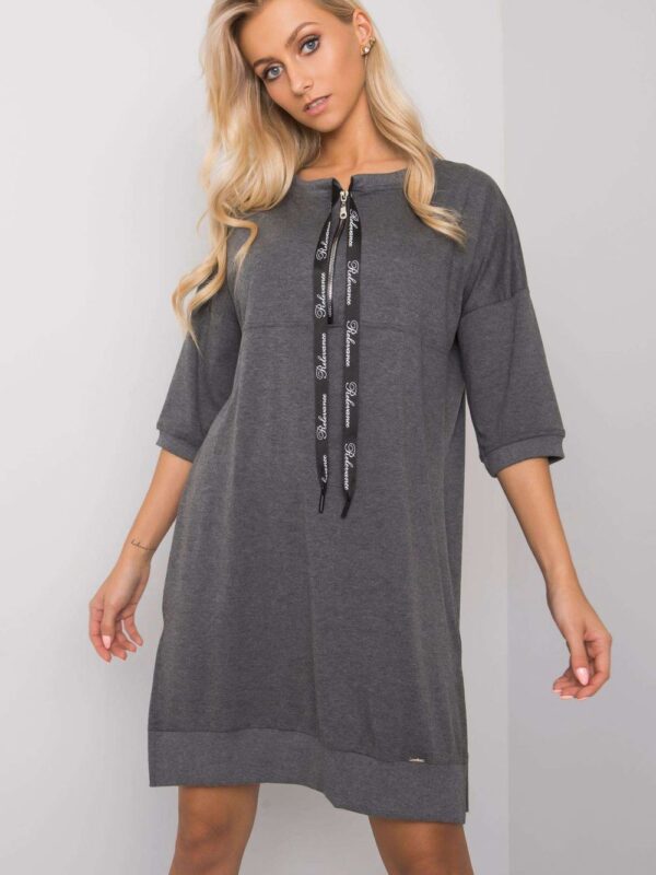 Sukienka Model RV-SK-6273.47P Dark Grey - Relevance
