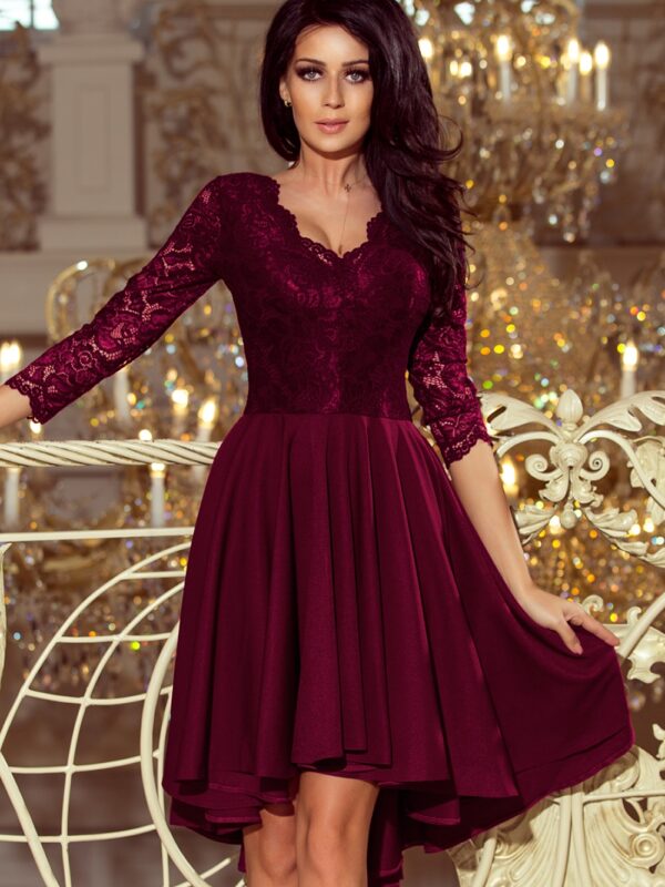 Sukienka Model Nicolle 210-13 Śliwka - Numoco