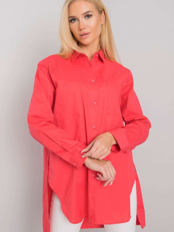 Koszula Damska Model EM-KS-001.46 Coral - Ex Moda
