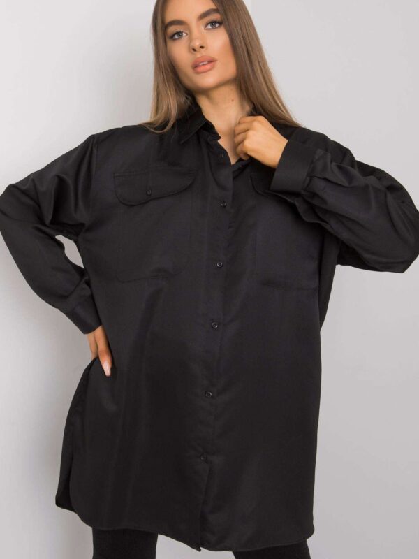 Koszula Damska Model EM-KS-678-1.09 Black - Ex Moda