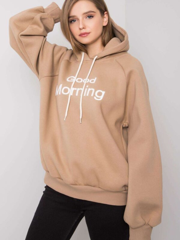 Bluza Damska Model EM-BL-651/1.21X Dark Beige - Ex Moda