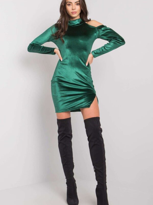 Sukienka Model RV-SK-7344.66 Dark Green - Rue Paris