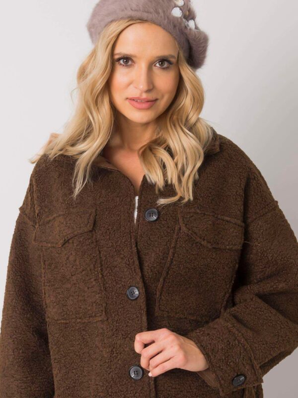 Beret Model AT-CZ-BF38834-1 Dark Beige - AT