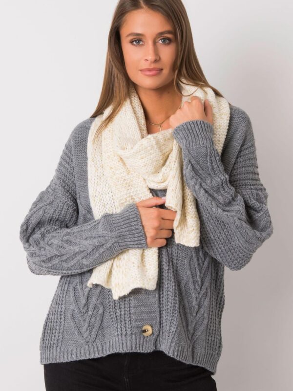 Szalik Damski Model AT-SZ-RH-1407.23X Ecru - AT