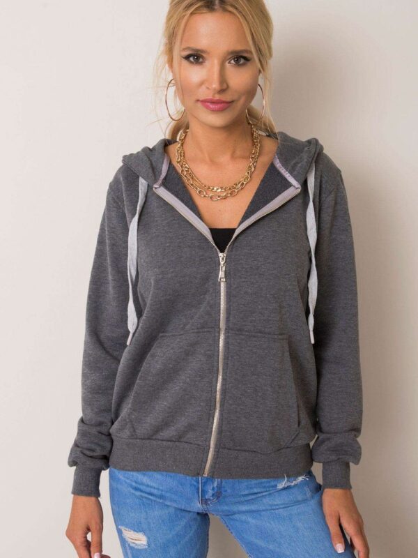 Bluza Damska Model RV-BL-5769.99P Dark Grey - BFG