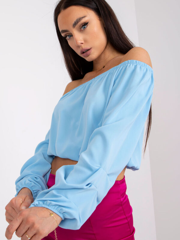Bluzka Model DHJ-BZ-6816.57 Light Blue - Italy Moda